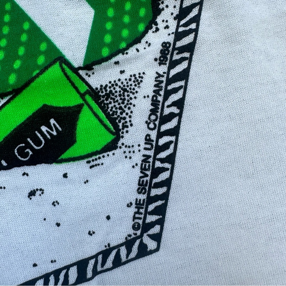 VTG Seven Up 7Up See Spot Catch Rays Single Stitch T-Shirt Size Medium 1988 - Picture 10 of 11